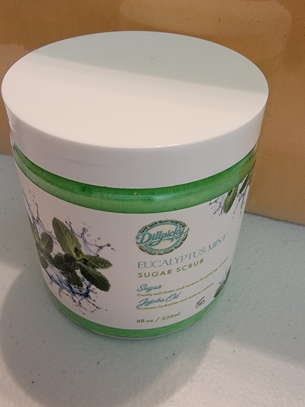 Eucalyptus Mint Sugar Scrub.